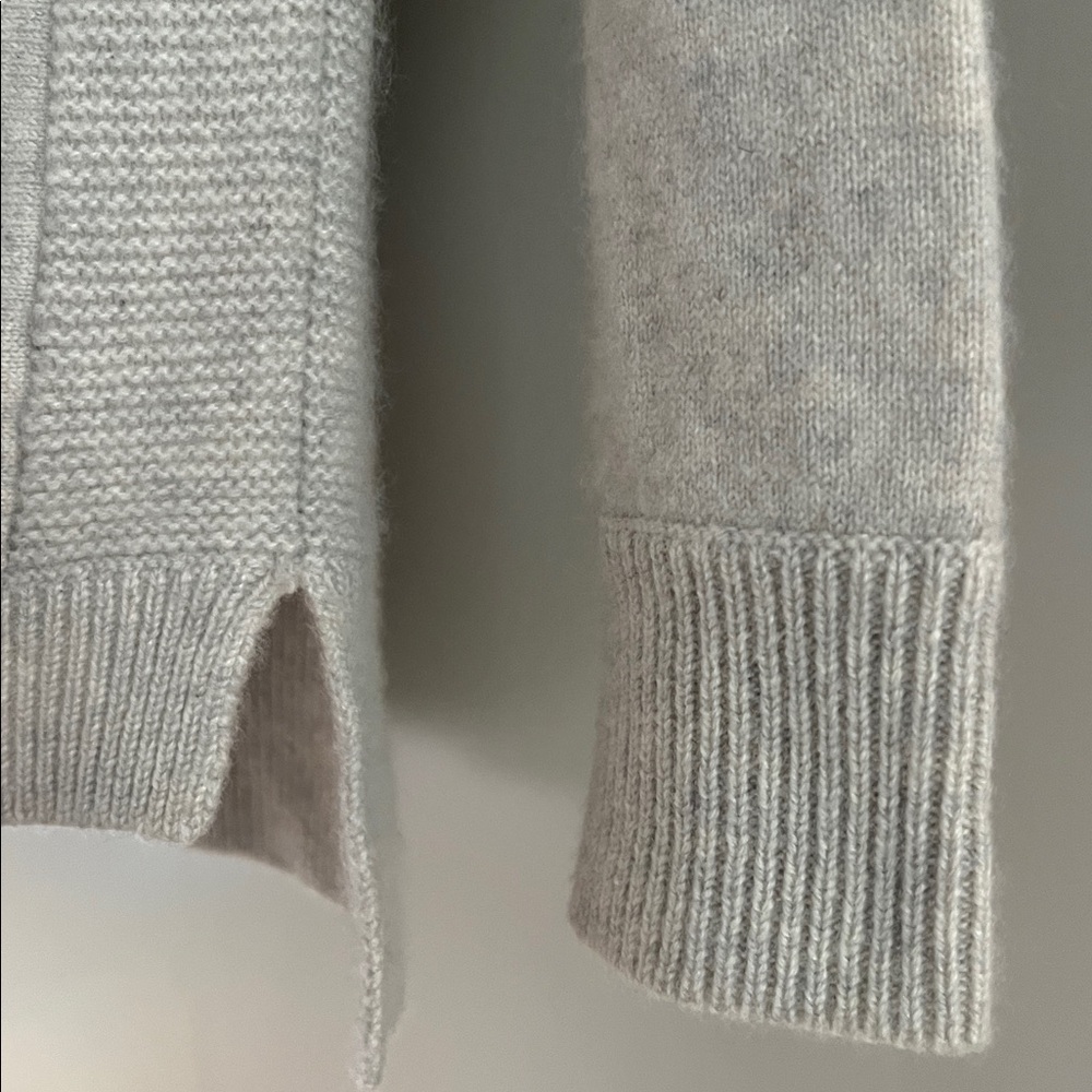 J. Crew | Collection Italian cashmere boatneck sweater | Heather Oatmeal | XS - Picture 6 of 8